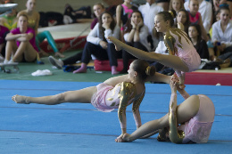 Funtastic Gym 06, Borgomanero, Acrosport, Prima gara campionato 2014, Miriam Agazzone, Francesca Corradino, Elisa Bagarotti